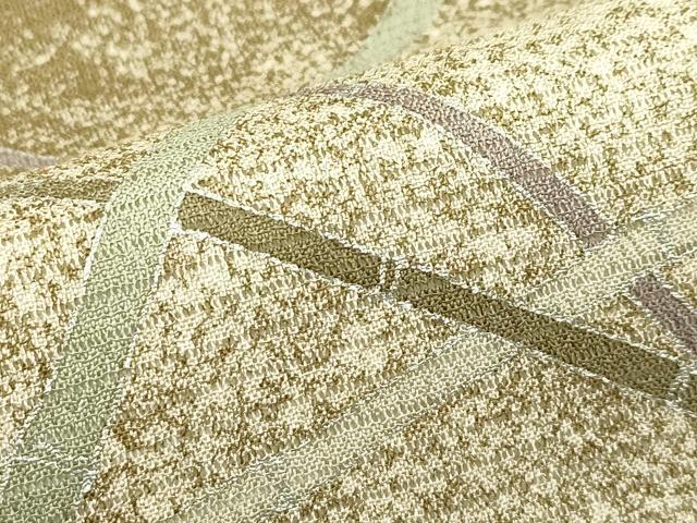 平和屋着物*夏物 九寸名古屋帯 竹 銀彩 正絹 逸品 CABJ1648rv