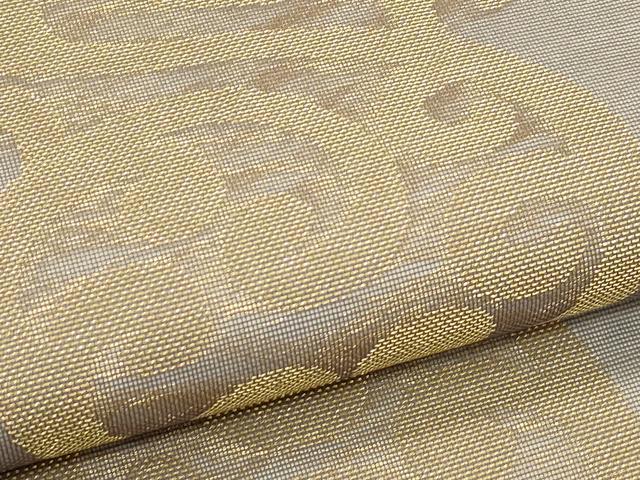 平和屋着物*夏物 全通柄 九寸名古屋帯 唐草文 金糸 正絹 逸品 CABJ1673rv