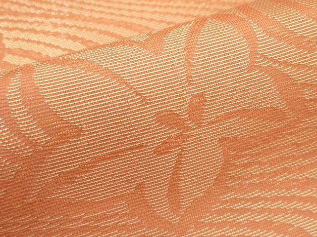 平和屋着物*夏物 九寸開き名古屋帯 流水花文 金銀糸 正絹 逸品 CABJ1677rv