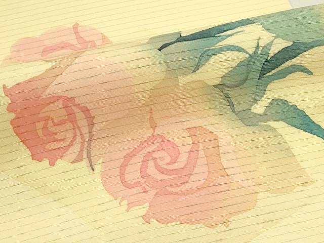 平和屋着物*夏物 絽塩瀬 九寸名古屋帯 作家物 ろうけつ染め 薔薇 正絹 逸品 CABJ1694rv