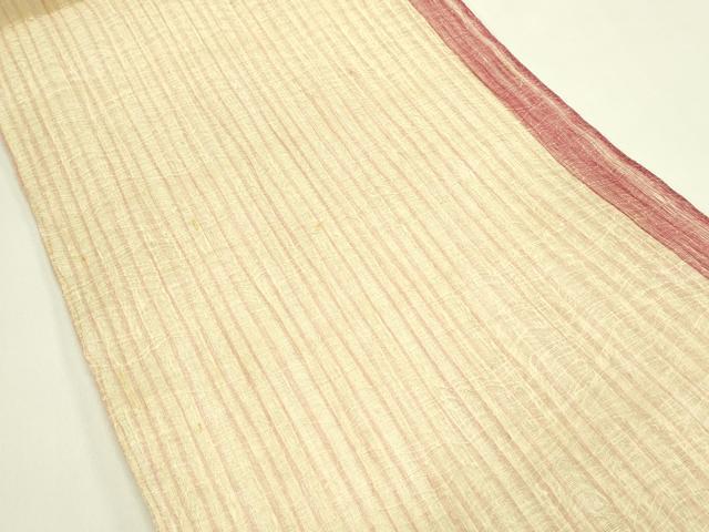 平和屋着物*夏物 全通柄袋帯 間道 正絹 逸品 CABJ1746rv