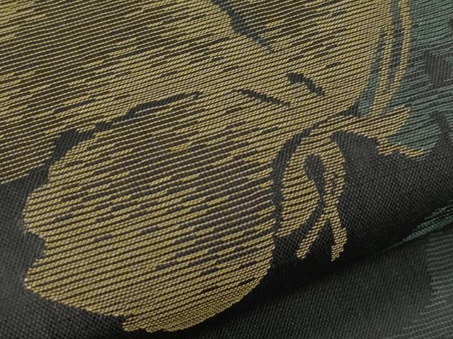 平和屋着物*夏物 六通柄 本袋帯 七野上布 花蝶文 麻 逸品 CABJ1747rv