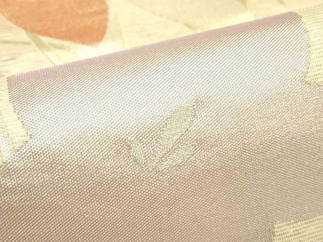 平和屋着物*夏物 六通柄袋帯 桔梗 金銀糸 正絹 逸品 未使用 CABJ1751rv