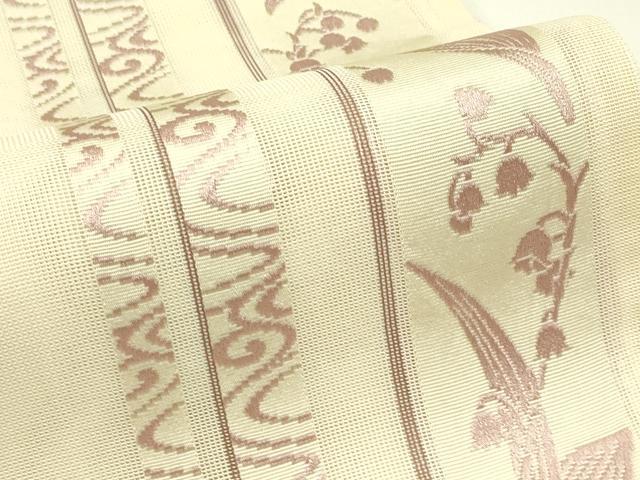 平和屋着物*夏物 全通柄 京袋帯 草花間道 CABJ1757rv