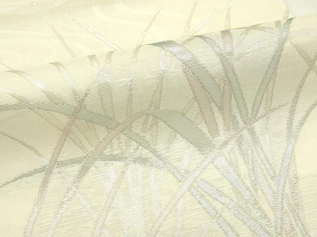 平和屋着物*夏物 六通柄袋帯 流水草木文 正絹 逸品 CABJ1776rv