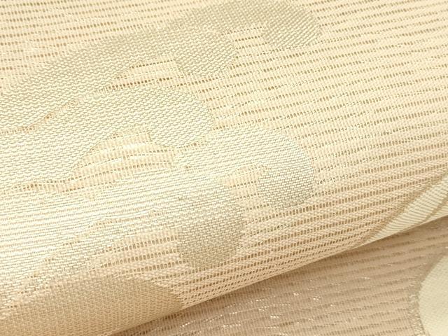 平和屋着物*夏物 西陣 六通柄袋帯 立波文 銀糸 証紙付き 正絹 逸品 未使用 CABJ1782rv