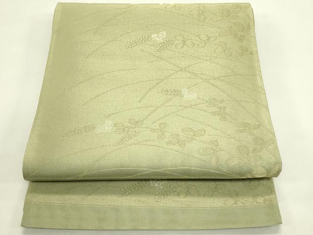 平和屋着物*夏物 六通柄袋帯 萩 金銀糸 正絹 逸品 CABJ1790rv