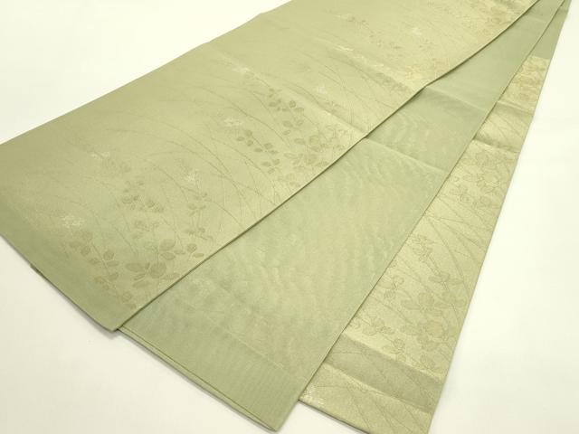 平和屋着物*夏物 六通柄袋帯 萩 金銀糸 正絹 逸品 CABJ1790rv