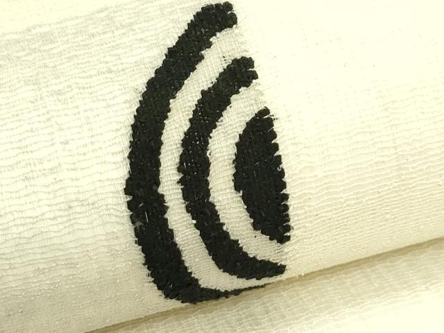 平和屋着物*夏物 太鼓柄袋帯 すくい織 トンボ 正絹 逸品 未使用 CABJ1792rv