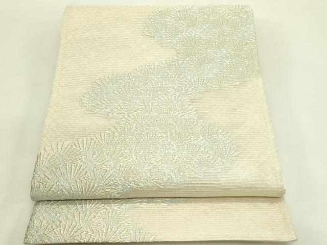 平和屋着物*夏物 六通柄袋帯 松葉 金銀糸 正絹 逸品 未使用 CABJ1793rv