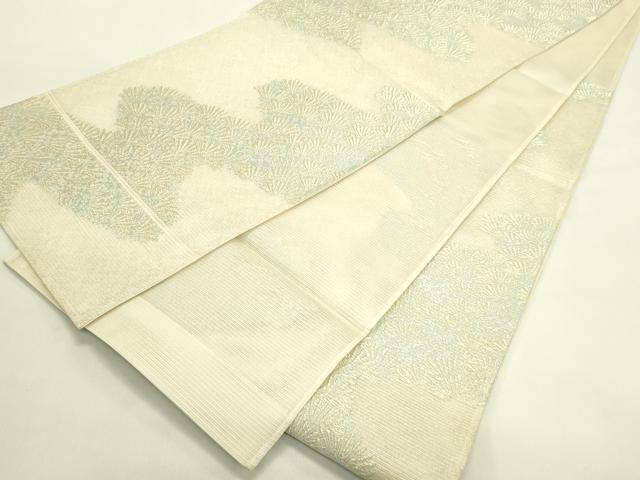 平和屋着物*夏物 六通柄袋帯 松葉 金銀糸 正絹 逸品 未使用 CABJ1793rv