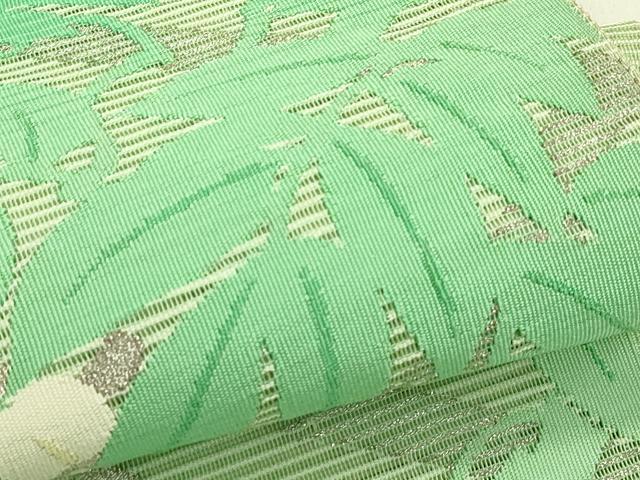 平和屋着物*夏物 太鼓柄袋帯 絽綴れ 藤花房 銀糸 正絹 逸品 CABJ1802rv