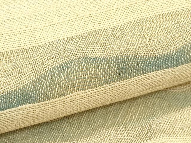 平和屋着物*夏物 六通柄袋帯 横段文 金銀糸 正絹 逸品 未使用 CABJ1805rv
