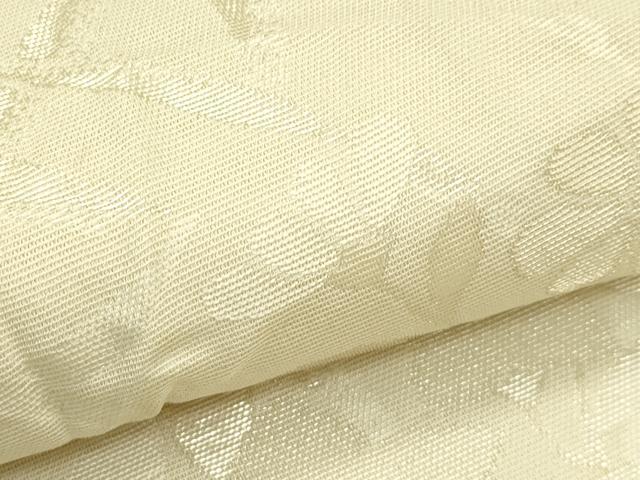 平和屋着物*夏物 六通柄袋帯 秋草文 銀糸 正絹 逸品 CABJ1806rv