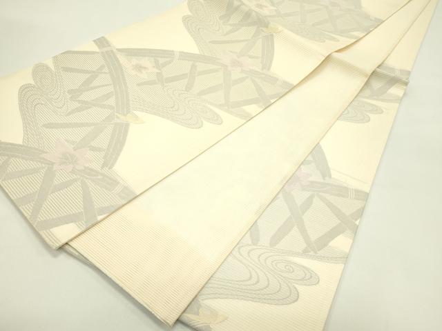 平和屋着物*夏物 六通柄袋帯 竜田川 正絹 逸品 CABJ1818rv