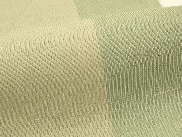平和屋着物*夏物 両面 太鼓柄袋帯 幾何学文様 正絹 逸品 未使用 CABJ1822rv