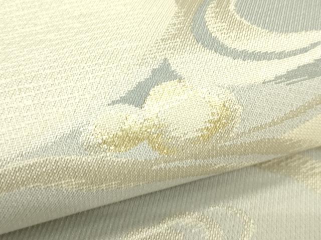 平和屋着物*夏物 六通柄袋帯 立波文 金銀糸 正絹 逸品 CABJ1824rv