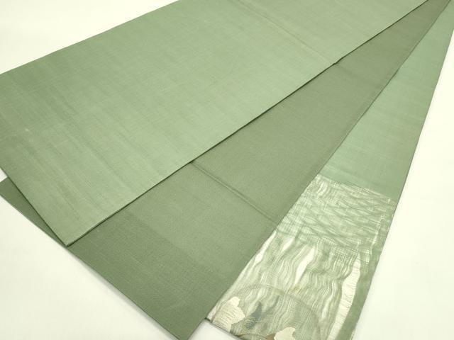 平和屋着物*夏物 太鼓柄袋帯 すくい織 草花文 金銀糸 正絹 逸品 CABJ1826rv