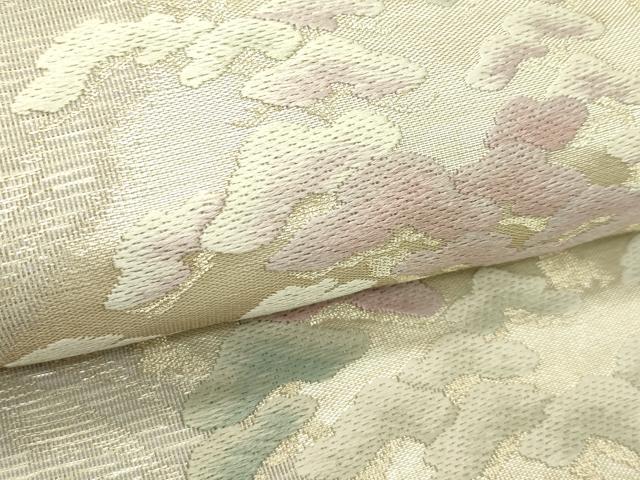 平和屋着物*夏物 六通柄袋帯 唐織 松 竜田川 金銀糸 正絹 逸品 CABJ1838rv