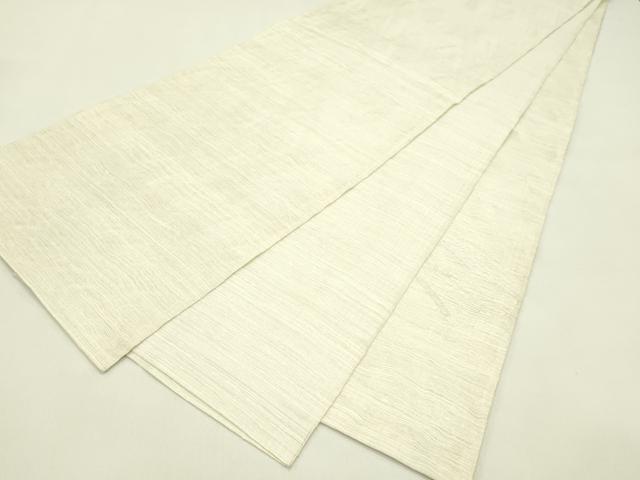 平和屋着物*夏物 太鼓柄袋帯 櫛織 雲重ね文 銀糸 正絹 逸品 CABJ1854rv