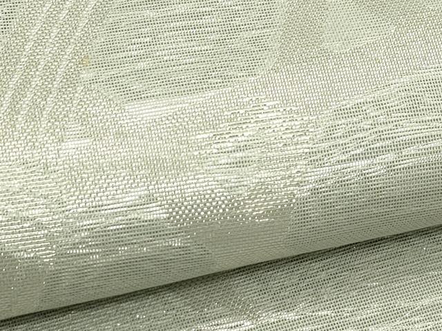 平和屋着物*夏物 六通柄 本袋帯 籬文様 銀糸 正絹 逸品 CABJ1855rv