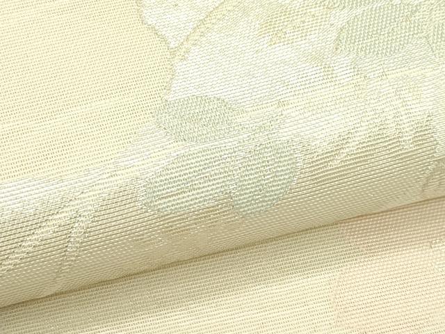 平和屋着物*夏物 六通柄袋帯 秋草風景文 銀糸 正絹 逸品 未使用 CABJ1857rv