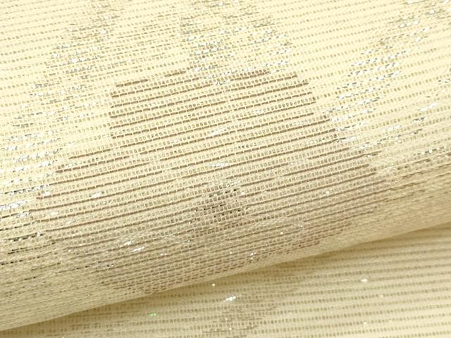 平和屋着物*夏物 六通柄袋帯 草花文 正絹 逸品 CABJ1858rv
