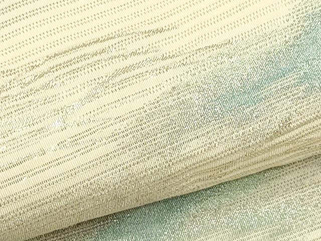 平和屋着物*夏物 太鼓柄袋帯 絽綴れ 霞文 銀糸 正絹 逸品 CABJ1860rv