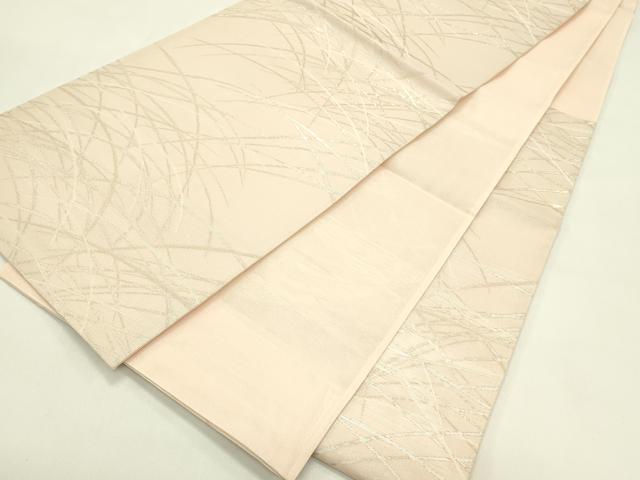 平和屋着物*夏物 六通柄袋帯 芝草文 金銀糸 正絹 逸品 CABJ1864rv