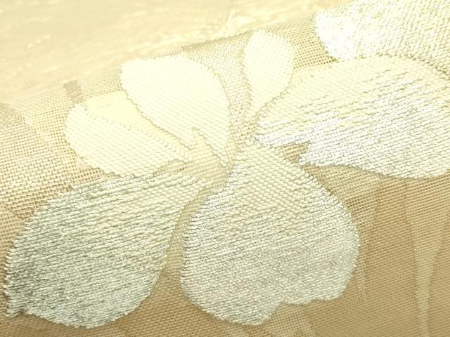 平和屋着物*夏物 西陣 まいづる謹製 銀座きしや 六通柄袋帯 杜若 金銀糸 証紙付き 正絹 逸品 未使用 CABJ1881rv
