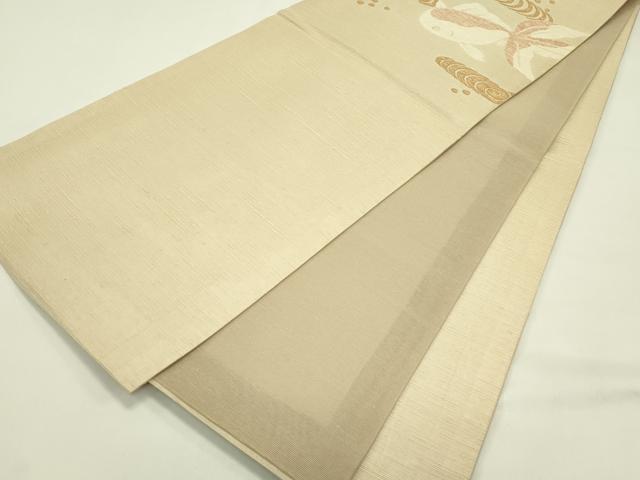 平和屋着物*夏物 太鼓柄 京袋帯 金魚 正絹 逸品 CABJ1928rv