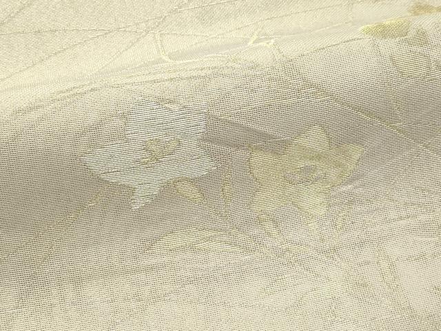 平和屋着物*夏物 六通柄袋帯 桔梗 金銀糸 正絹 逸品 CABJ1948rv