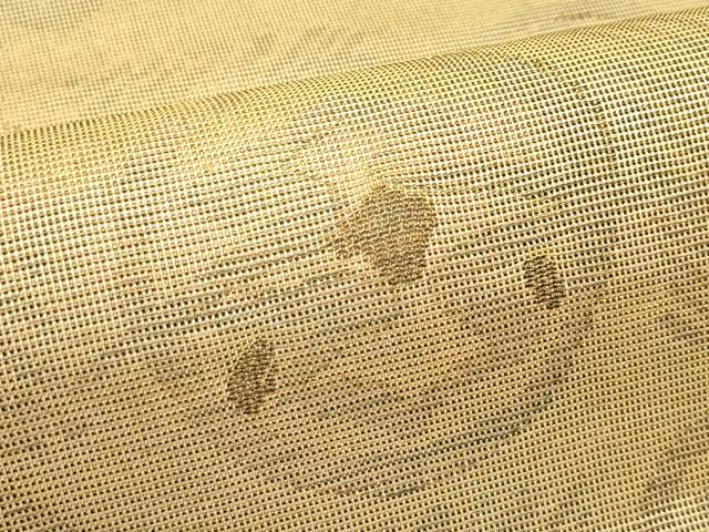 平和屋着物*夏物 六通柄袋帯 抽象花文 金糸 正絹 逸品 未使用 CABJ1952rv