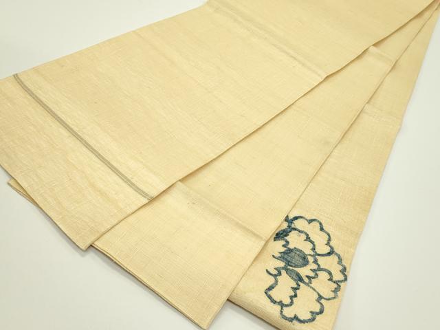 平和屋着物*夏物 太鼓柄袋帯 牡丹 正絹 逸品 未使用 CABJ1966rv