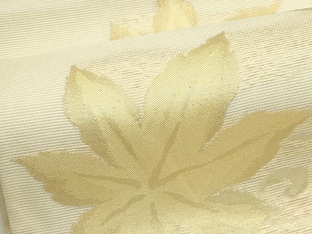 平和屋着物*夏物 六通柄 京袋帯 竜田川 金糸 正絹 逸品 CABJ1969rv