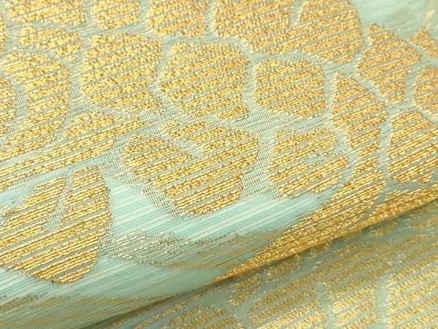 平和屋着物*夏物 九寸開き名古屋帯 荒磯 金銀糸 正絹 逸品 CABJ1988rv
