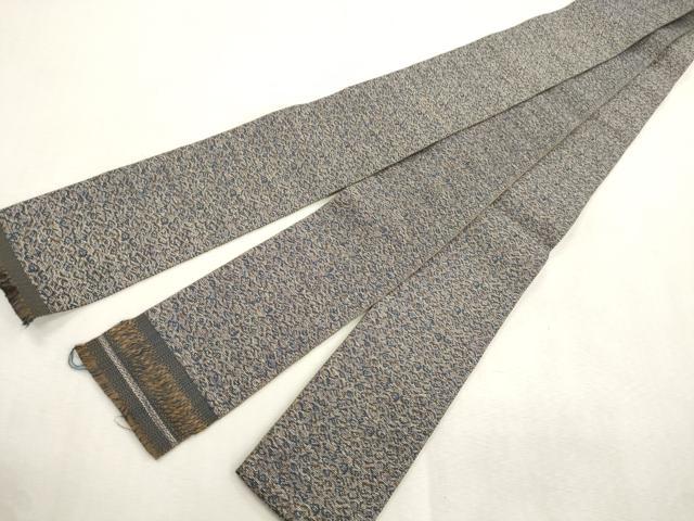 平和屋着物●男性 本場筑前博多織 角帯 幾何学文 証紙付き 正絹 逸品 CABJ2007dy