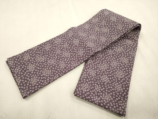 平和屋着物●半幅帯 舞梅文 正絹 逸品 未使用 CABJ2020dy
