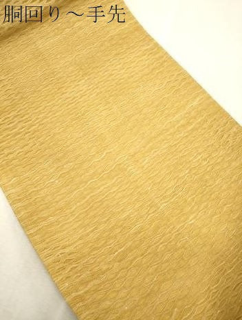 平和屋着物▽太鼓柄 京袋帯 スリーシーズン 春夏秋 すくい織 幾何学文 正絹 逸品 CABJ2108dy
