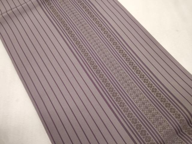 平和屋着物●本場筑前博多織 八寸名古屋帯 献上 正絹 逸品 未使用 CABJ2185dy