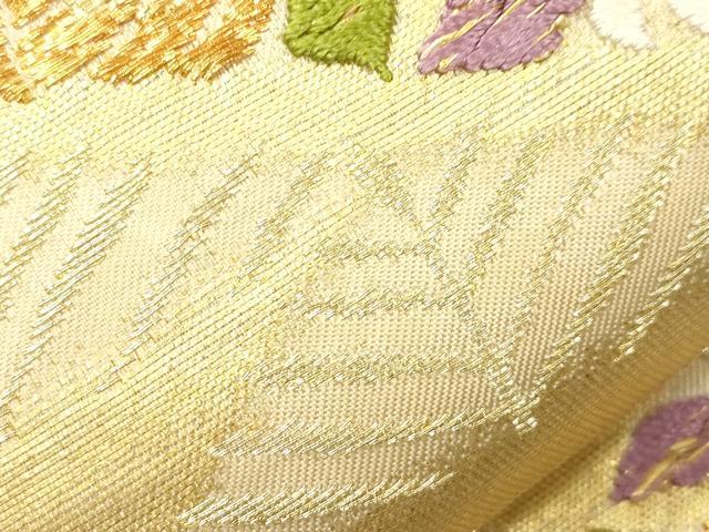 平和屋着物●六通柄 本袋帯 唐の綺 金銀糸 正絹 逸品 CABJ2320dy