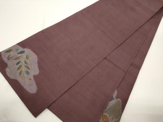 平和屋着物●中国三大刺繍 相良刺繍 結城紬 奥順 はたおり娘 太鼓柄袋帯 辻が花 証紙付き 正絹 逸品 CABJ2323dy