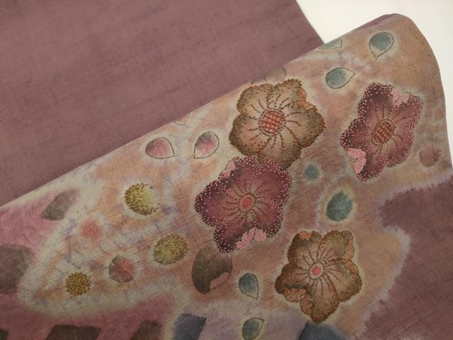 平和屋着物●中国三大刺繍 相良刺繍 結城紬 奥順 はたおり娘 太鼓柄袋帯 辻が花 証紙付き 正絹 逸品 CABJ2323dy