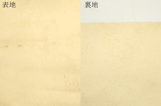 平和屋着物●九寸名古屋帯 手描き 動物 楽器文 正絹 逸品 CABJ2338dy