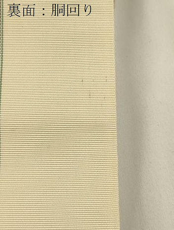 平和屋着物●本場筑前博多織 両面 半幅帯 草花間道 正絹 逸品 CABJ2399dy