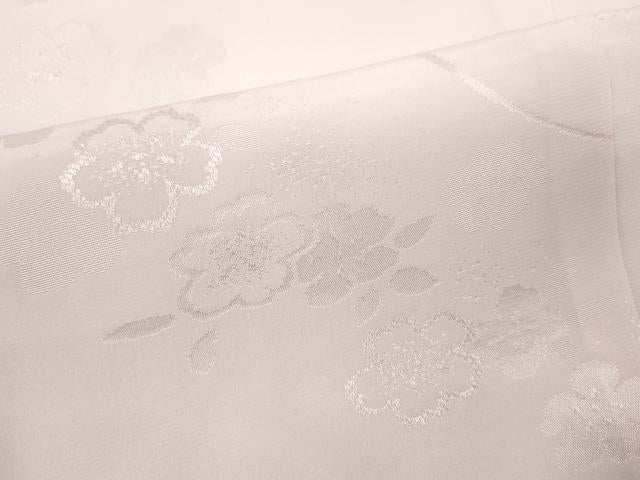 平和屋着物●長襦袢 無双仕立て 舞花鞠地紋 暈し染め 正絹 逸品 CABJ2402ze
