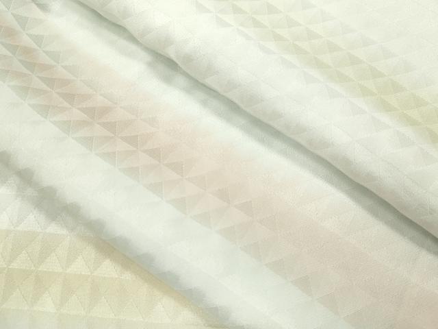 平和屋着物●長襦袢 袷 霞文 半衿刺繍 正絹 逸品 CABJ2403ze