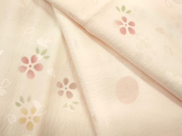 平和屋着物●長襦袢 袷 舞花文 暈し染め 正絹 逸品 CABJ2405ze