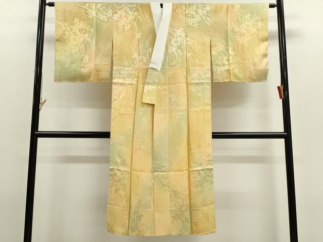 平和屋着物●長襦袢 無双仕立て 辻ヶ花地紋 暈し染め やまと謹製 正絹 逸品 未使用 CABJ2406ze