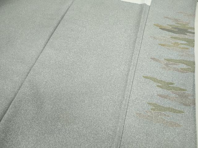 平和屋着物●京友禅の第一人者 松井青々 訪問着 駒刺繍 霞文 金彩 正絹 逸品 CABJ2415ze